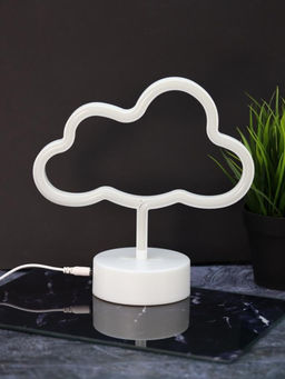 Неоновый LED ночник настольный "Cloud", тёплое свечение (30,5х27 см)