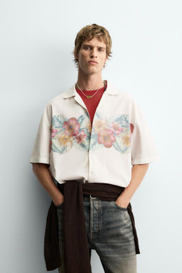 FLORAL PRINT SHIRT - Zara фото 2