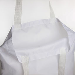 Сумка шопер, 35х0.5х40 см, текстиль, без подклада, белая - Nazamok фото 4