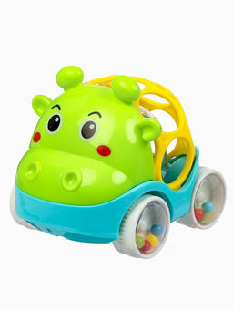 Машинка - погремушка Крошка Я «Жирафик», с эластичными элементами