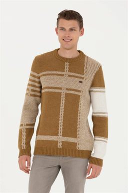 Мужской легкий свитер цвета хаки - U.s. polo assn фото 8