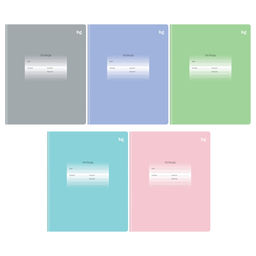 Тетрадь 12л. BG узкая линия "Первоклассная. Mix" (Т5ск12 57698) обложка - мелованный картон