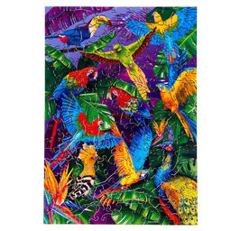 Пазл деревянный фигурный Тропическая сказка, сложный - Puzzle фото 11