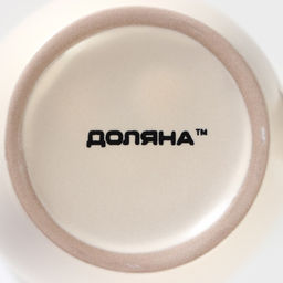 Кружка Доляна «Пастель. Крем-брюле», 360 мл, керамика, бежевая