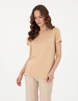 Bej K_sakollu Pijama Tak_m_ - Pierre cardin фото 3