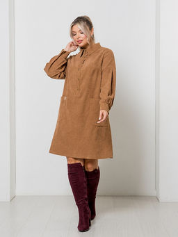 NOVITA Платье 1374 из эластичного микровельвета (Вискоза 55%)  фото 22