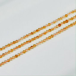 Бусины для украшений из Цитрина (96 бусин) 39 см