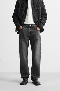 STRAIGHT FIT RIP JEANS - Zara фото 2