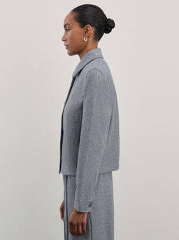 Укороченная рубашка / Zarina  фото 4