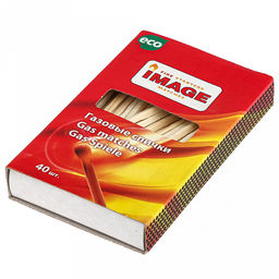 Спички бытовые 40шт, 10,5х6,5х1,6см, длина спички 8,5см, удлиненные, Image (Россия)