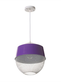 Светильник потолочный BayerLux Lea, 1×40 Вт, Е27, темно-фиолетовый, 26×26×32 см