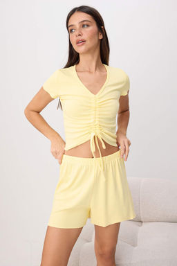 Sar_ More Sustainable B_zg_l_ Fitilli _rme Pijama Tak_m_ THMSS26PT00218 - Trendyolmilla фото 2