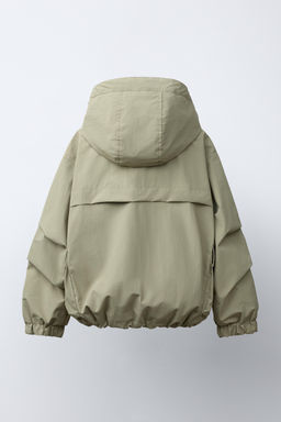 PARKA CORTA BOLSILLOS / Khaki - Zara фото 8