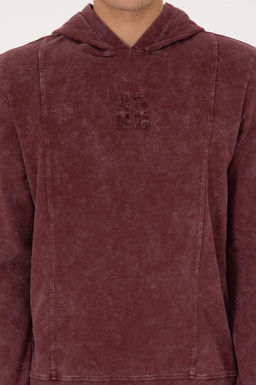 Erkek Bordo Sweatshirt