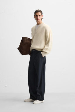 TEXTURED V-NECK SWEATER - Zara фото 4