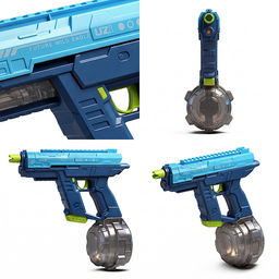 Водное оружие "Hydro Hustle" в коробке (цвет синий)