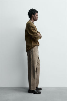 100% WOOL ROLLED EDGE SWEATER - Zara фото 4