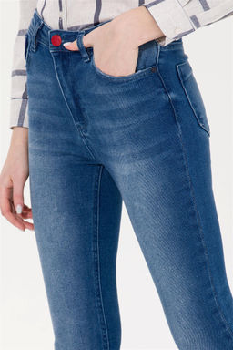 Женские темно-синие джинсовые брюки - U.s. polo assn фото 5