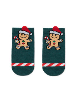 Носки дет. NEW YEAR 21С-64СП,р. 9-10 - 652 темно-бирюзовый