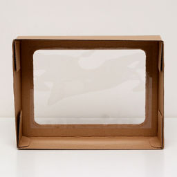 Цена за 5 шт. Коробка под торт с окном, крафт, 30?40?12 см - UPAK LAND фото 4