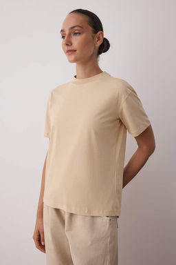 Siyah-Beyaz-Lacivert 3Lu Paket %100 Pamuk Regular/Normal Kal?p Dik Yaka Orme T-Shirt TWOAW26TS00007 - Trendyolmilla фото 11