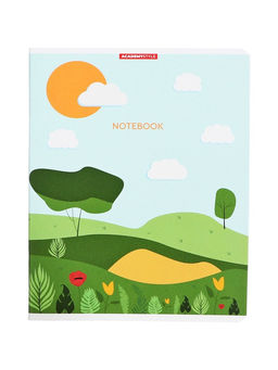 Тетрадь 48 листов, в клетку «Времена года», мелованный картон, МИКС