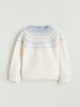 Bisiklet Yaka K?z ?ocuk Kazak