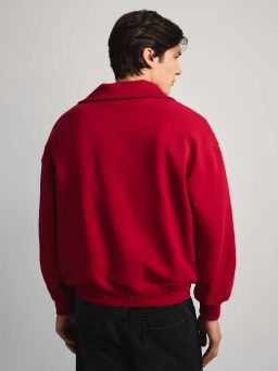 Толстовка relax fit на молнии / Zarina  фото 6