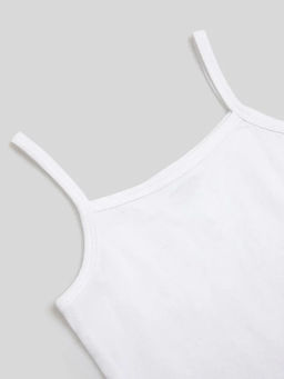 Майка детская для девочек Acoola Brassy белая фото 2