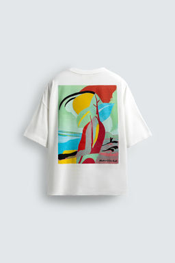 ABSTRACT PRINT T-SHIRT - Zara фото 7