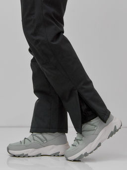 Брюки горнолыжные женские утепленные черного цвета 2111Ch