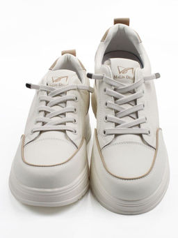 03-A331-5 WHITE Полуботинки спортивные женские (натуральная кожа)