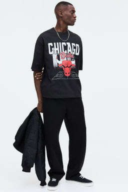 Camiseta con estampado Oversized Fit - H&m фото 9