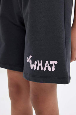 Шорты с принтом для девочек - Defacto фото 8