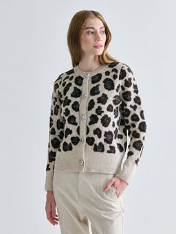 Bisiklet Yaka Desenli Kad?n Triko H?rka