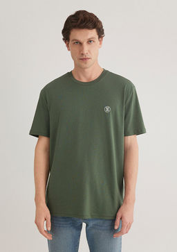 Mavi Logo Islemeli Yesil Basic Tisort  фото 4