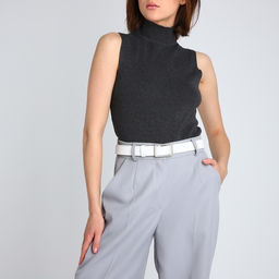 Ремень женский, ширина 3 см, пряжка металл, винт, цвет белый - Simaland фото 2