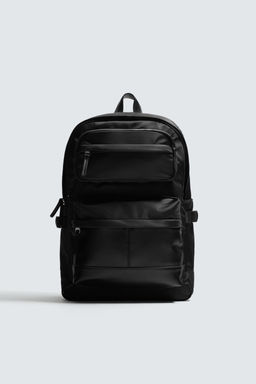 MOCHILA T?CNICA MULTIBOLSILLOS / Negro - Zara фото 3
