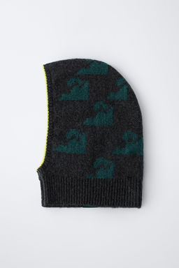 BALACLAVA PUNTO ESTAMPADO SKI COLLECTION / Negro - Zara фото 4
