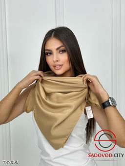 Женский однотонный платок