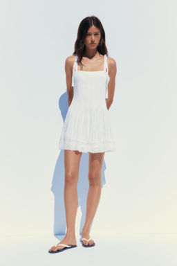 POPLIN SHORT DRESS