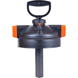 Опрыскиватель-распылитель садовый, пластмассовый 9л "Жук Оптима", пневматический, литьевой бак со съёмной крышкой, алюминиевый нетелескопический брандспойтер 65см, регулировка распыла: от струи до тумана, предохранительный клапан, мерная шкала, стекл