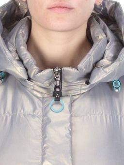 8262 SILVER Куртка демисезонная женская BAOFANI (100 гр. синтепон) - Фабричный китай фото 10