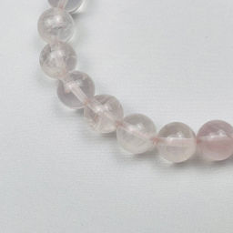Браслет из Розового кварца с подвеской 17 см
