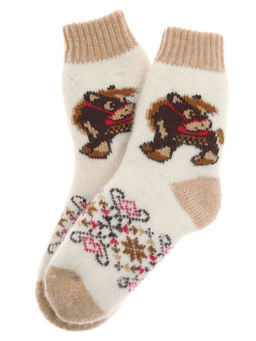 Носки детские "Лошадка с узором" 6722-1