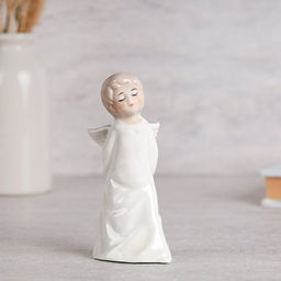 Фигурка Ангел 4,5х6х12,5 см / FLM-63 /уп 8/96/ (Ладошки сзади) - ГалеонТрейд фото 3