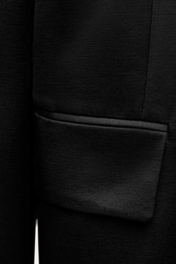 SATIN COAT WITH CONTRAST COLLAR ZW COLLECTION - Zara фото 7