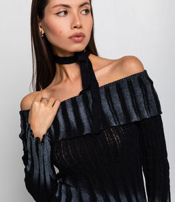 Джемпер #КТ1139, чёрный - Dommod фото 5