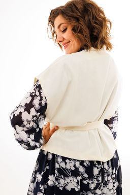 Блуза ANELLI 1363 птица белая  фото 5