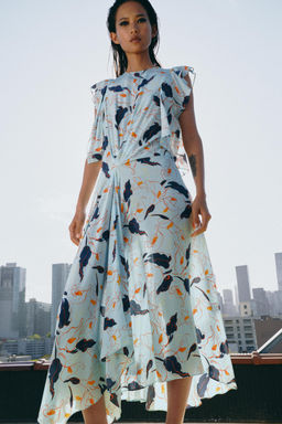 VESTIDO ESTAMPADO ZW COLLECTION / Multicolor - Zara фото 4